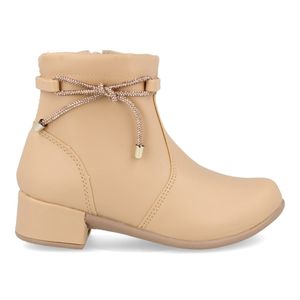 Bota Infantil Amendoa Laço M Shuz Kids