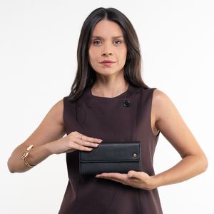 Carteira Chenson Mão Feminina Preta