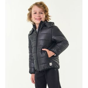 Jaqueta Infantil Puffer Trick Nick Preto