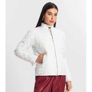 Jaqueta Feminina Em Microfibra Endless Branco