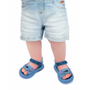 Sandália Grendene Kids Stitch Disney Led Infantil Azul