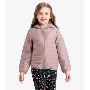 Jaqueta Infantil Feminina Em Microfibra Rovitex Kids Rosa