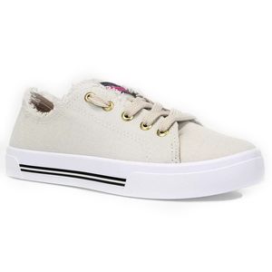 Tênis Moleca Casual Feminino - Off White