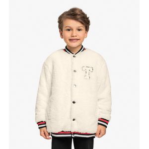 Jaqueta Infantil Masculina Bomber Trick Nick Bege