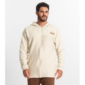 Jaqueta Masculina com Capuz Em Moletom Diametro Bege