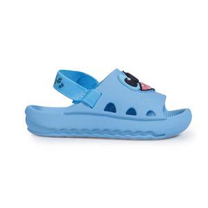 Chinelo Grendene Kids Slide Stitch Disney Queridos Bebê Azul