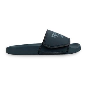 Chinelo Slide Reebok Logo Unissex Cinza