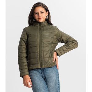 Jaqueta Puffer Juvenil Feminina Minty Verde