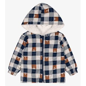 Jaqueta Infantil Com Capuz Trick Nick Azul