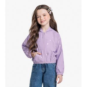 Jaqueta com Capuz Trick Nick Infantil Roxo