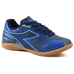 Chuteira Infantil Diadora Squadra III Futsal Marinho