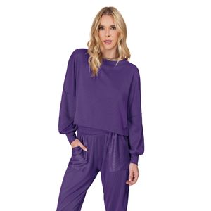 Blusão Feminino Ribana Rovitex Roxo