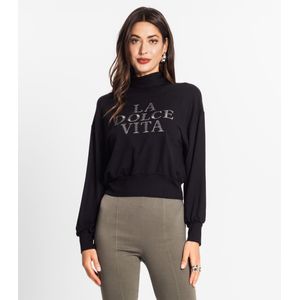 Blusão Feminino Gola Alta Endless Preto