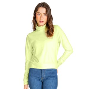 Blusão Gola Alta Infinita Cor Amarelo