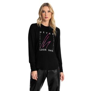 Blusão Feminino Look Back Rovitex Preto