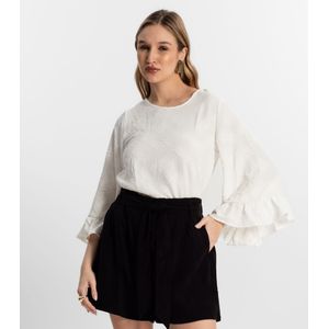 Blusa Manga Longa Feminina Rovitex Bege