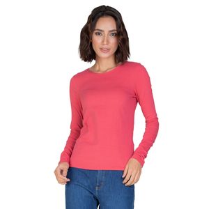Blusa Manga Longa Básica Select Vermelho