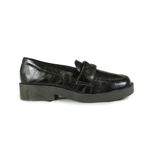 Sapato Feminino Mocassim Tratorado Basic Quiz Preto