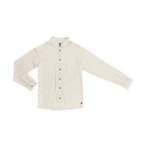 Camisa Masculina Xadrez Diametro Bege
