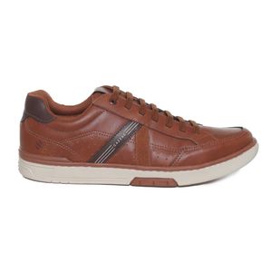 Tênis Casual Cazzac Logo Line Masculino Marrom