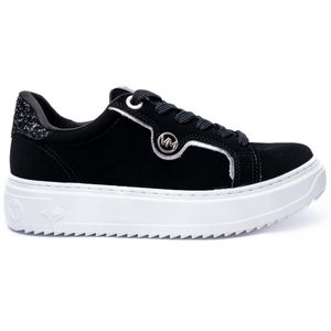 Tênis Casual Via Marte Maxi Glitter Feminino Preto