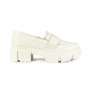 Sapato Feminino Mocassim Quiz Branco Off