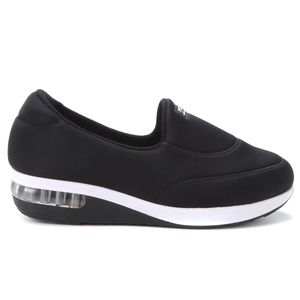 Tênis Slip On Modare Liso Feminino Preto