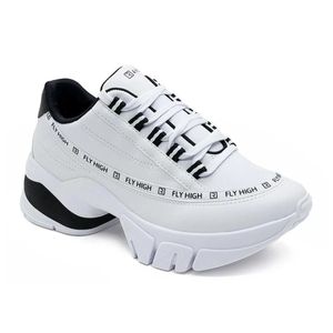 Tênis Casual Ramarim Flatform Fly High Tratorado Feminino Branco