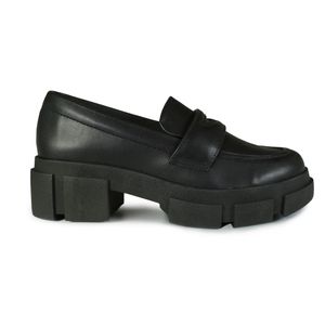 Sapato Feminino Mocassim Quiz Preto