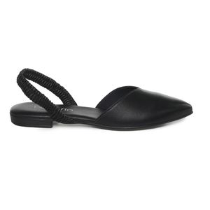 Sapatilha Beira Rio Slingback Conforto Feminina Preta