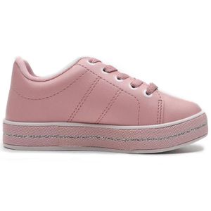 Tênis Infantil Molekinha Ilhós Brilho Menina Rosa