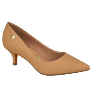 Sapato Scarpin Salto Fino Vizzano Feminino Caramelo