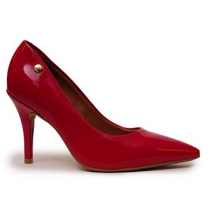 Sapato Scarpin Feminino Salto Fino Vemelho