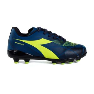 Chuteira  Diadora Squadra II Campo Azul Infantil