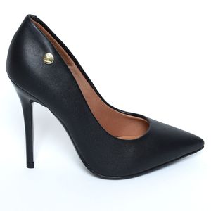 Scarpin Vizzano Bico Fino Salto Alto Feminino Preto
