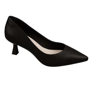 Sapato Feminino Salto Fino Scarpin Bebece Preto