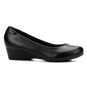 Scarpin Anabela Modare Salto Baixo Feminino Preto