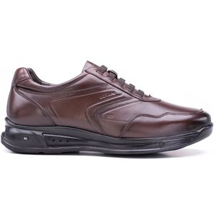 Sapato Casual Jota Pe Couro 3D Evolution Masculino Marrom
