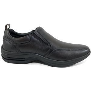 Sapato Casual Conforto Couro Pipper Casual Masculino Marrom