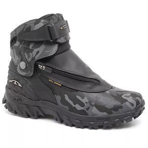 Bota Bull Terrier Soldier Camuflado Masculina Cinza