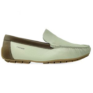Mocassim em Couro Freeway Roma Masculino Bege