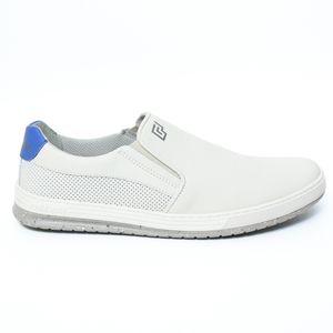 Sapatênis em Couro Freeway Track 03 Masculino Branco
