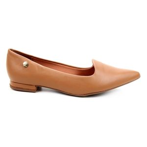 Sapatilha Vizzano Salto Baixo Bico Fino Feminina Marrom