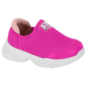 Tênis Slip On Molekinha Comfy Calce Fácil Baby Rosa