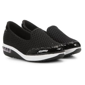Tênis Slip On Modare Tela Sport Feminino Preto