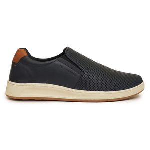 Sapato Masculino Slip On Couro Free Way Marinho