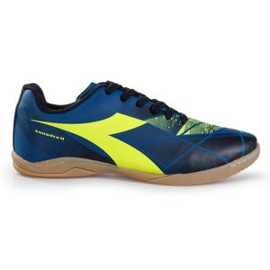 Tênis Futsal Diadora Squadra II Infantil Azul
