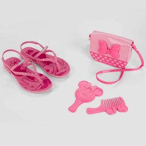 Sandália Infantil Disney Beauty Bag Grendene Kids Menina Rosa