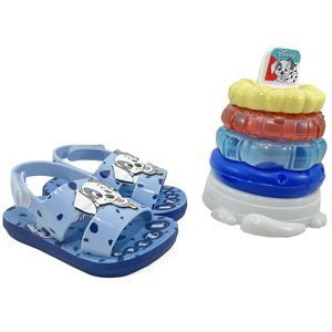 Sandália Infantil Disney 101 Dalmatas Menino Azul