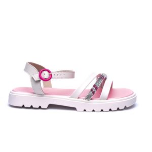 Papete Infantil Molekinha Tira Brilho Menina Branco
